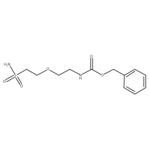 benzyl N-[2-(2-sulfamoylethoxy)ethyl]carbamate结构式