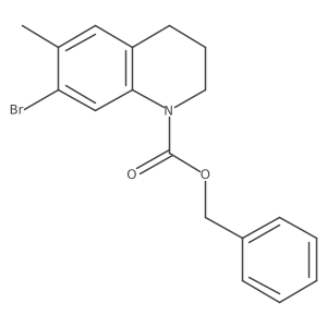 Benzyl 7-bromo-6-methyl-1,2,3,4-tetrahydroquinoline-1-carboxylate Structure