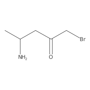 4-Amino-1-bromopentan-2-one Structure