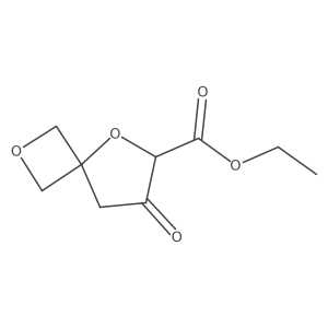 Ethyl 7-oxo-2,5-dioxaspiro[3.4]octane-6-carboxylate结构式