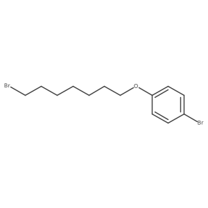 1-Bromo-4-[(7-bromoheptyl)oxy] benzene结构式