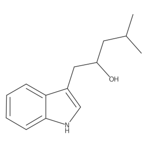 I+/--(2-Methylpropyl)-1H-indole-3-ethanol Structure
