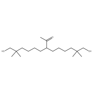9-Hydroxy-3-(6-hydroxy-5,5-dimethylhexyl)-8,8-dimethylnonan-2-one结构式