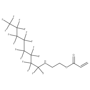 C=CC(=O)OCCNC(F)(F)C(F)(F)C(F)(F)C(F)(F)C(F)(F)C(F)(F)C(F)(F)C(F)(F)F结构式