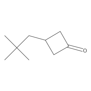3-(2,2-Dimethyl-propyl)cyclobutanone Structure