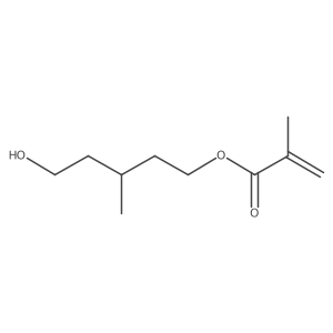 5-Hydroxy-3-methylpentyl 2-methyl-2-propenoate结构式