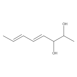 4,6-Octadiene-2,3-diol, (4E,6E)-(2S,3R)- Structure
