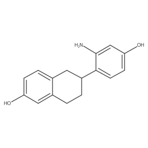 6-(2-Amino-4-hydroxyphenyl)-5,6,7,8-tetrahydronaphthalen-2-ol Structure