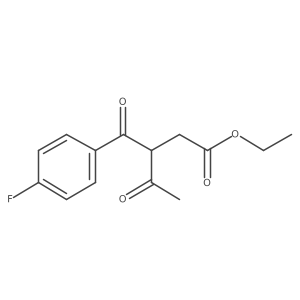 Ethyl 3-(4-fluorobenzoyl)-4-oxopentanoate Structure