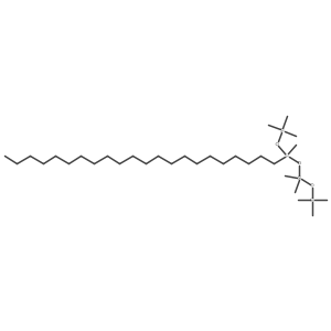[Dimethyl(trimethylsilyloxy)silyl]oxy-docosyl-methyl-trimethylsilyloxysilane结构式