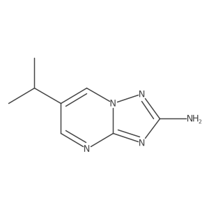 6-Isopropyl[1,2,4]triazolo[1,5-a]pyrimidin-2-amine Structure