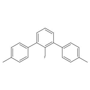 2-Fluoro-1,3-bis(4-methylphenyl)benzene结构式