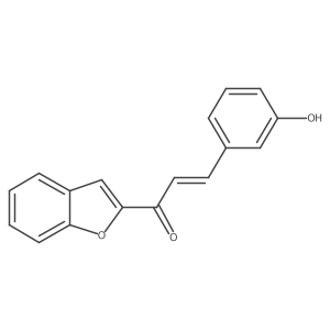 1-(2-Benzofuranyl)-3-(3-hydroxyphenyl)-2-propen-1-one结构式