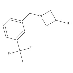 1-[[3-(Trifluoromethyl)phenyl]methyl]azetidin-3-ol结构式