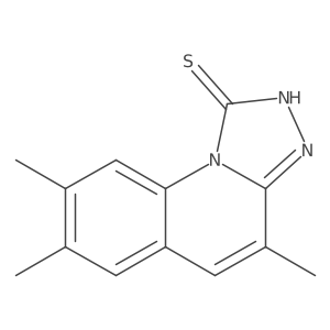 4,7,8-Trimethyl-[1,2,4]triazolo[4,3-a]quinoline-1-thiol Structure