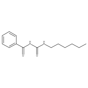 N-[(Hexylamino)carbonyl]benzamide Structure
