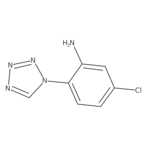 5-chloro-2-(1H-1,2,3,4-tetrazol-1-yl)aniline Structure