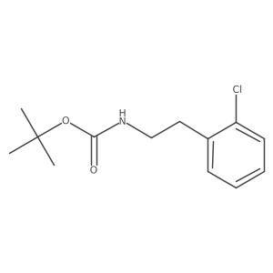 tert-Butyl [2-(2-chlorophenyl)ethyl]carbamate Structure