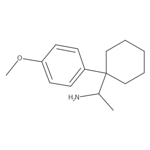 1-(1-(4-Methoxyphenyl)cyclohexyl)ethan-1-amine结构式