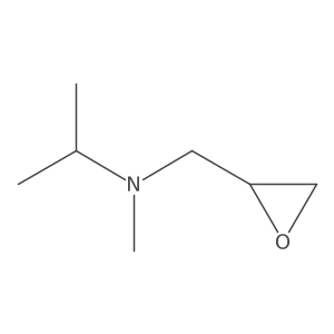 Methyl[(oxiran-2-yl)methyl](propan-2-yl)amine Structure