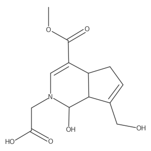 Genipin-glycine Blue结构式