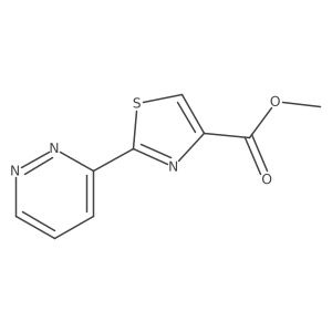 Methyl 2-(Pyridazin-3-yl)thiazole-4-carboxylate Structure
