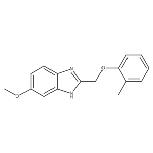 5-methoxy-2-[(2-methylphenoxy)methyl]-1H-benzimidazole Structure