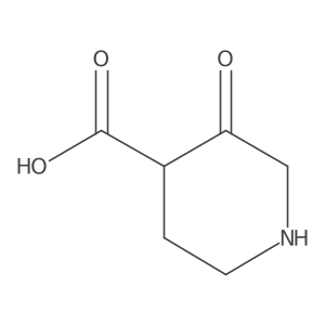3-Oxopiperidine-4-carboxylic acid结构式