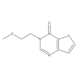 3-(2-methoxyethyl)-3H,4H-thieno[3,2-d]pyrimidin-4-one Structure