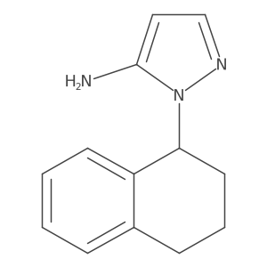 1-(1,2,3,4-Tetrahydronaphthalen-1-yl)-1H-pyrazol-5-amine Structure