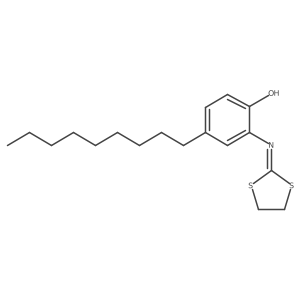 2-(1,3-Dithiolan-2-ylideneamino)-4-nonylphenol结构式