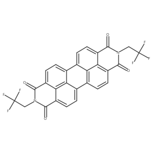 2,9-Bis(2,2,2-trifluoroethyl)anthra[2,1,9-def:6,5,10-d'e'f']diisoquinoline-1,3,8,10(2H,9H)-tetraone Structure