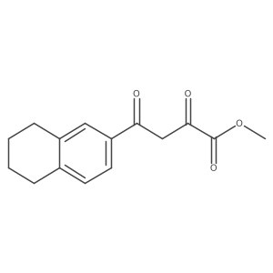 Methyl 4-(1,2,3,4-tetrahydronaphthalen-6-yl)-2,4-dioxobutanoate结构式