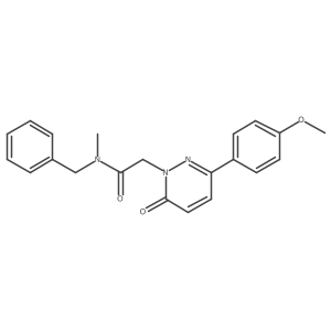 N-benzyl-2-(3-(4-methoxyphenyl)-6-oxopyridazin-1(6H)-yl)-N-methylacetamide Structure