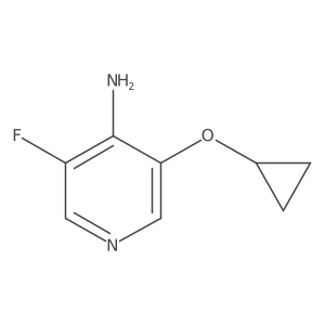3-Cyclopropoxy-5-fluoropyridin-4-amine Structure