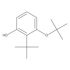 3-Tert-butoxy-2-tert-butylphenol结构式