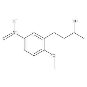 4-(2-Methoxy-5-nitrophenyl)butan-2-ol结构式
