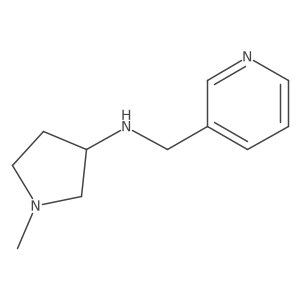 1-methyl-N-(pyridin-3-ylmethyl)pyrrolidin-3-amine Structure