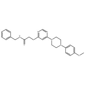 N-(4-methylbenzyl)-1-(4-oxo-3-phenyl-3,4-dihydrothieno[3,2-d]pyrimidin-2-yl)piperidine-4-carboxamide结构式