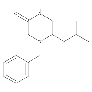 4-Benzyl-5-isobutylpiperazin-2-one Structure