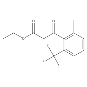 Ethyl 3-(2-fluoro-6-(trifluoromethyl)phenyl)-3-oxopropanoate Structure