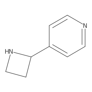 4-(Azetidin-2-yl)pyridine Structure