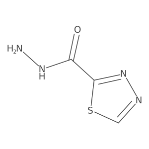 1,3,4-Thiadiazole-2-carbohydrazide Structure