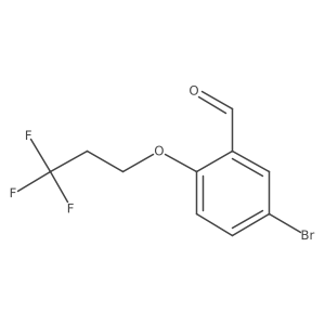 5-Bromo-2-(3,3,3-trifluoropropoxy)benzaldehyde结构式