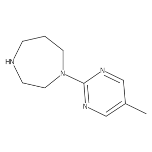 1-(5-Methylpyrimidin-2-yl)-1,4-diazepane Structure