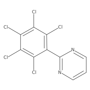 2-(Perchlorophenyl)pyrimidine结构式