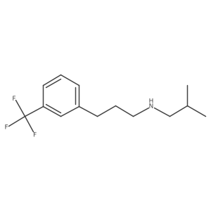 (2-Methylpropyl)({3-[3-(trifluoromethyl)phenyl]propyl})amine结构式