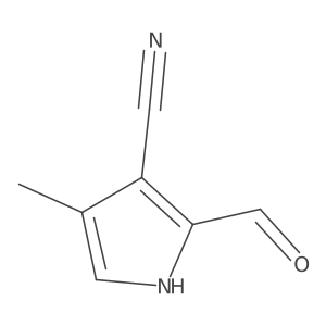 2-Formyl-4-methyl-1H-pyrrole-3-carbonitrile Structure