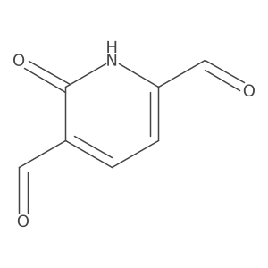 6-Hydroxypyridine-2,5-dicarbaldehyde结构式