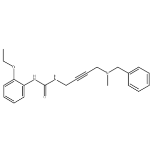 1-[4-[benzyl(methyl)amino]but-2-ynyl]-3-(2-ethoxyphenyl)urea Structure